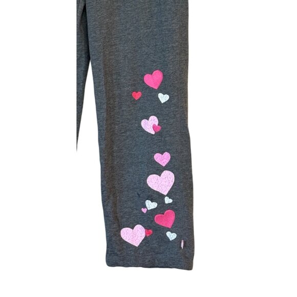 Nick & Nora Women's Heart Trimmed Sweat Pants Pajama Bottoms Gray Size L NWT - Picture 4 of 8